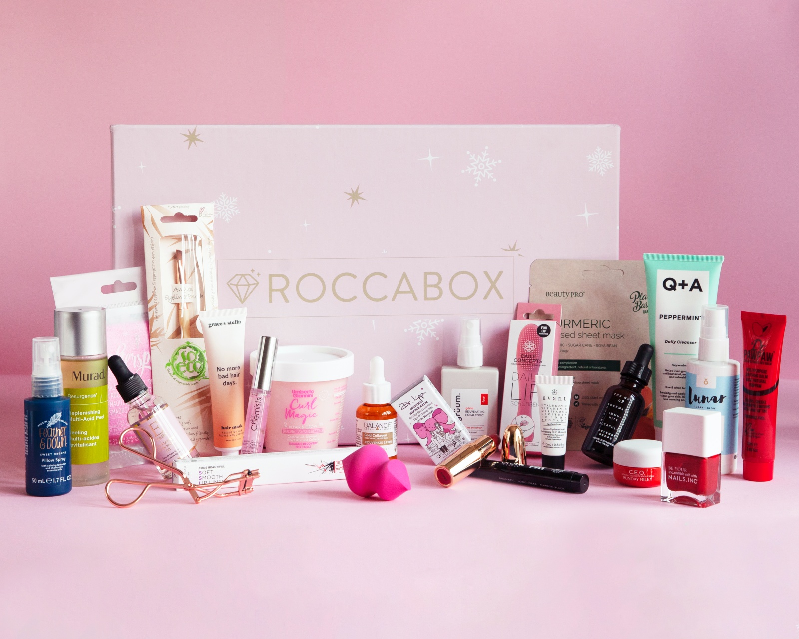 Roccabox Beauty Advent Calendar 2020 Contents