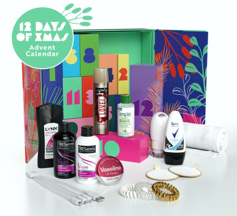 Unilever Brand Favourites Advent Calendars 2021 Dove, Simple, Lynx