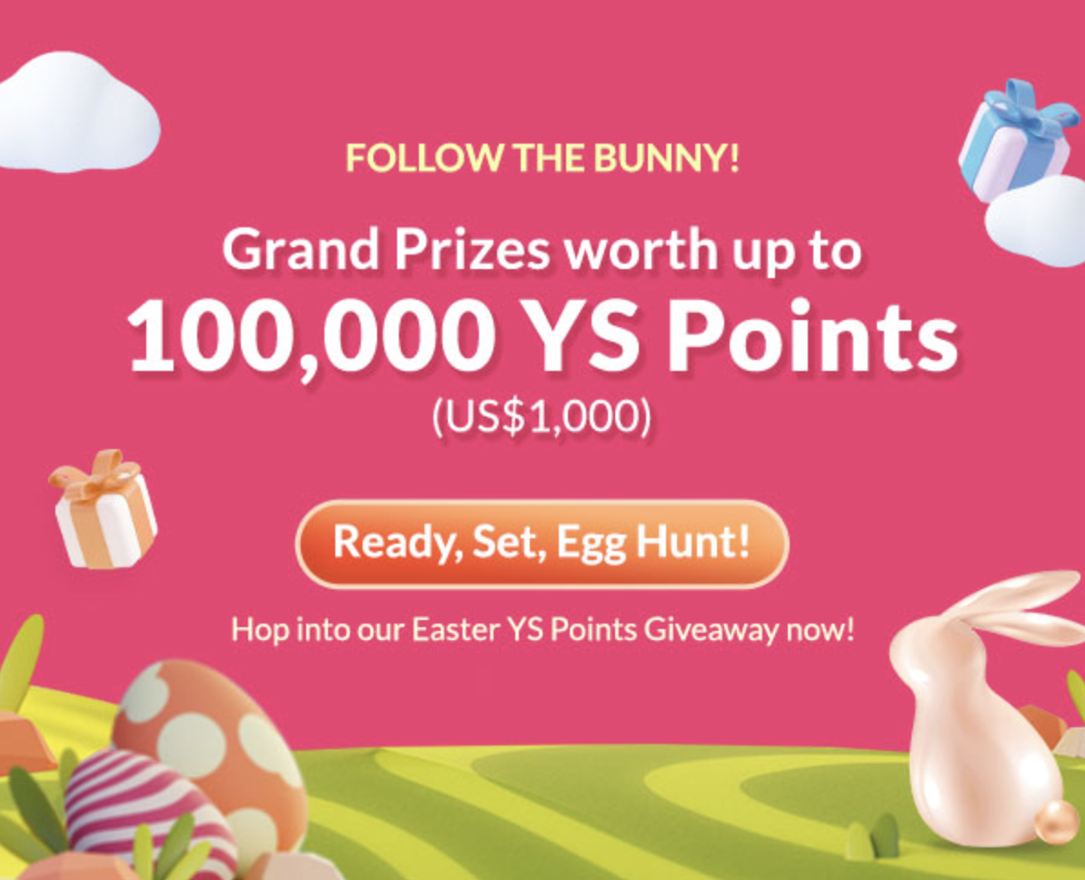 YesStyle Points Easter