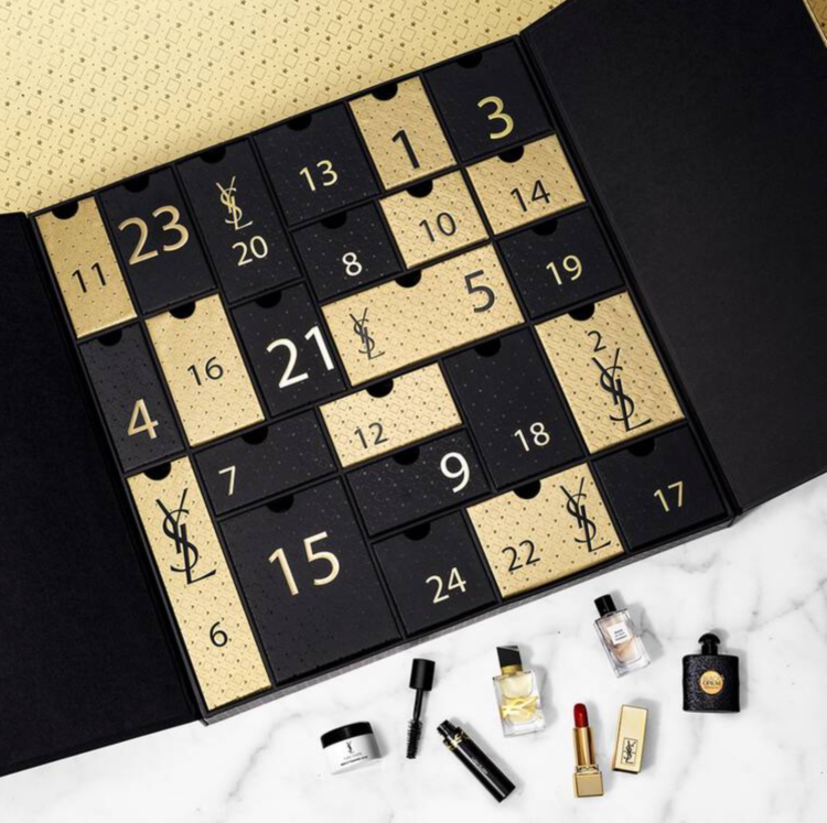 YSL advent calendar 2022 contents