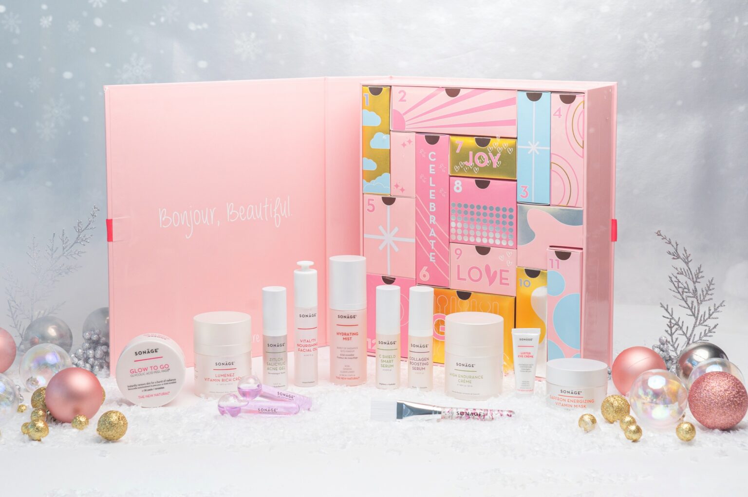 Sonage Skincare Advent Calendar 2022 - Contents