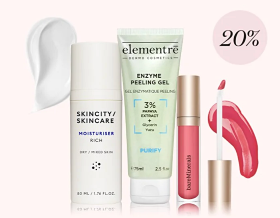 20% Off Everything at Skincity