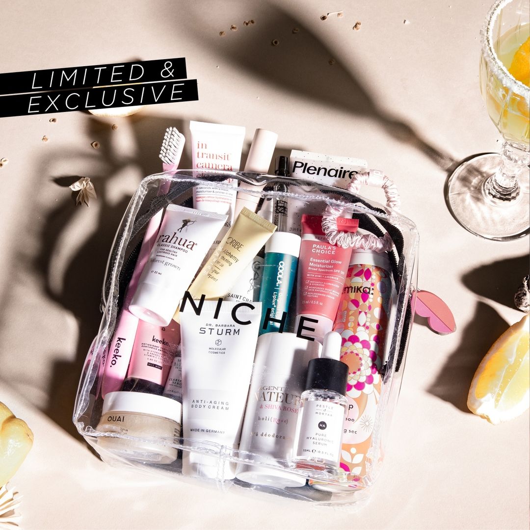 Niche Beauty Jet Set Bag Gift With Purchase - May 2023