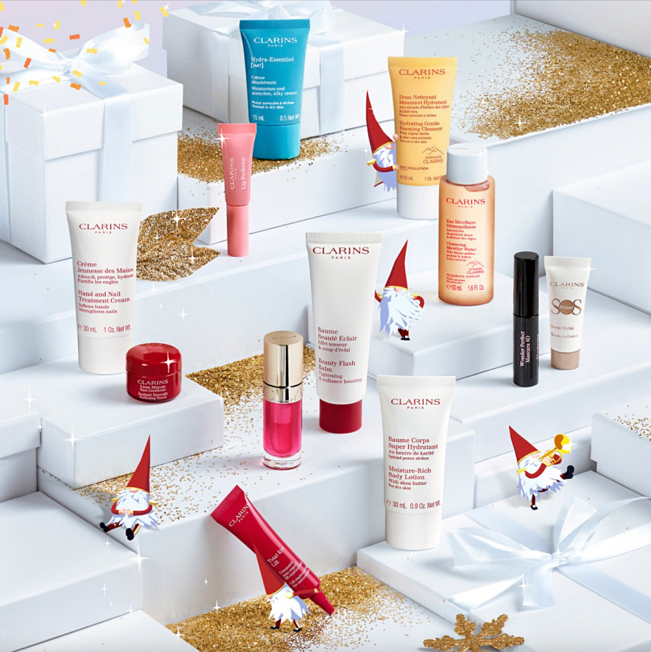 Clarins 12 day advent calendar 2023