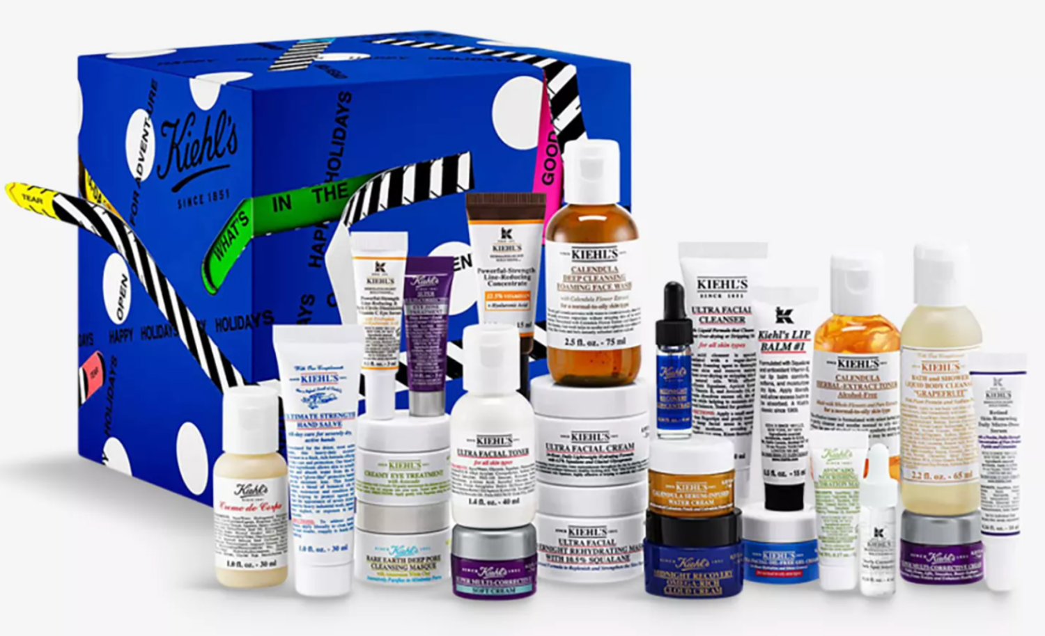 Kiehls-advent-calendar-contents