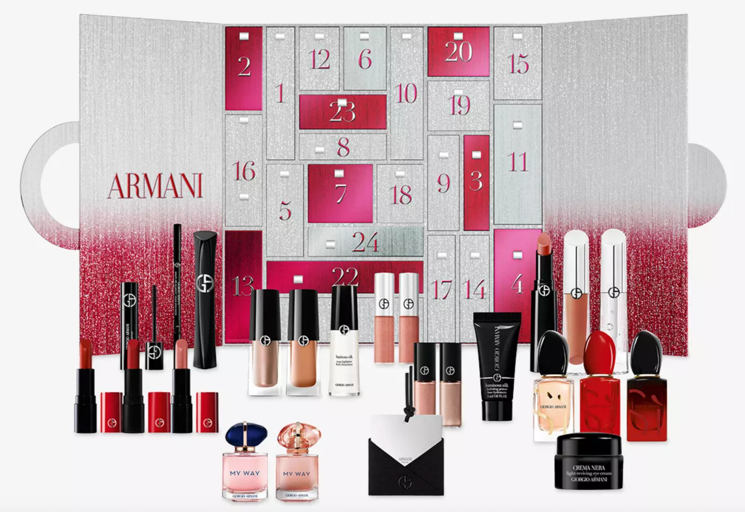 Armani-beauty-advent-calendar-2025-contents