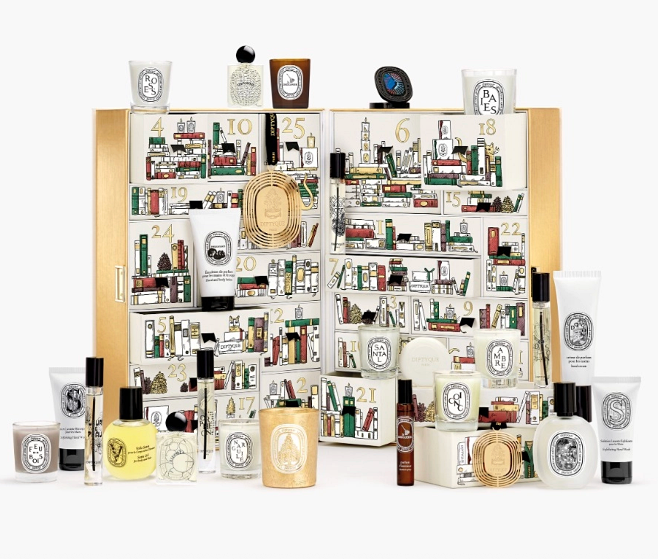 Diptyque-advent-calendar-2025-contents