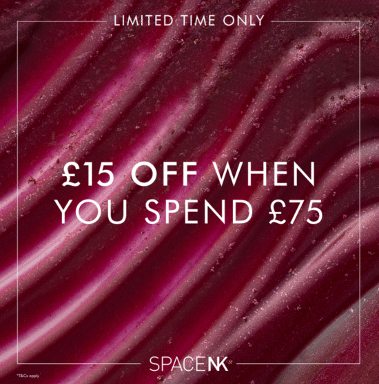 Space NK – £15 Off When Spend £75